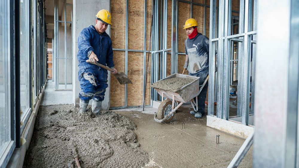 Avances en la obra de la ampliación